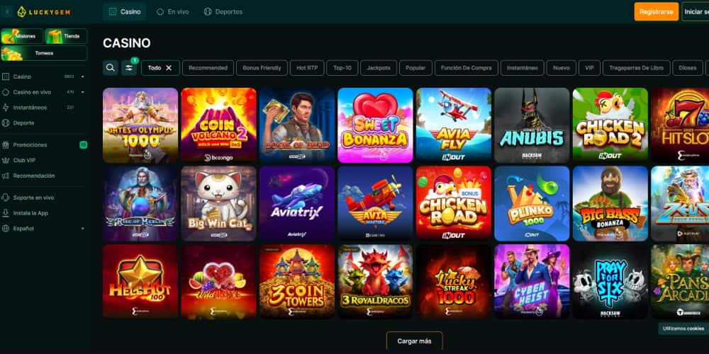 Luckygem Casino club