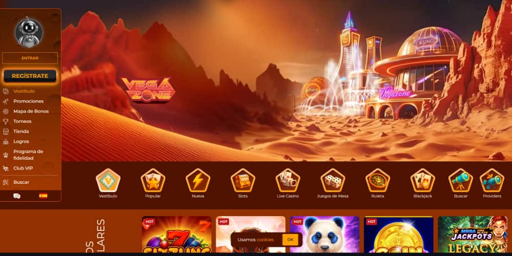 Vegazone Casino juegos